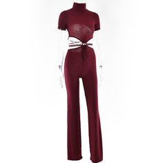 This Classy Backless Knit Jumpsuit is perfect for a night out on the town. Its lightweight design is both comfortable and stylish, while the backless design adds an elegant touch. The soft, knit fabric gives you a great fit while adding a hint of sophistication. Let your style shine in this versatile piece! Waist Type: HIGH Type: Jumpsuits Thickness: STANDARD Pattern Type: Solid Pattern: Flare Pants Pant Length(cm): Full Length Material: Cotton Length: Full Length Item Type: Jumpsuits Fit Type: Fitted Solid Color Backless Jumpsuits And Rompers, Fitted Backless Jumpsuit In Solid Color, Fitted Backless Jumpsuit For Loungewear, Fitted Backless Jumpsuits And Rompers For Loungewear, Chic Solid Color Two-piece Jumpsuit And Romper, Fitted Solid Color Jumpsuits And Rompers For Night Out, Fitted Solid Color Jumpsuit For Night Out, Stretch Jumpsuits And Rompers For Date Night In Fall, Winter Solid Jumpsuits And Rompers For Night Out