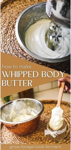 how to make whipped body butter