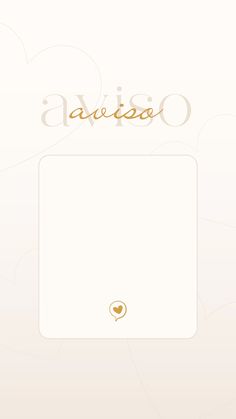 an image of a white square with gold lettering on the top and bottom, in spanish