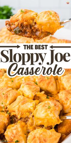 Transform the flavors of Sloppy Joes into an irresistible casserole that’s easy to make and full of cheesy goodness! Ground beef, Colby Jack cheese, and golden biscuits come together for a dinner everyone will devour. #CheerfulCook #GroundBeefRecipesEasy #BiscuitCasserole #EasyCasseroleRecipes #DinnerIdeas ♡ cheerfulcook.com