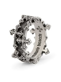 Emanuele Bicocchi Avelli Double Band Ring Chrome Hearts Rings, Boyfriend Gift Guide, Boyfriend Ring, Emanuele Bicocchi, Smtown Concert, Chrome Hearts Ring, Ring For Boyfriend, Double Band Ring, Double Rings