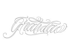 the word fanta written in cursive script