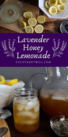 lavender honey lemonade is the perfect way to start your day