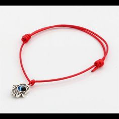 Devil Eye Lucky Red String Bracelet Adjustable New Red Adjustable Casual Jewelry, Casual Red Jewelry For Gifting, Casual Red Jewelry For Gifts, Adjustable Bracelet Diy, Spiritual Bracelets, Hamsa Bracelet, Red String Bracelet, Red String, Red Bracelets