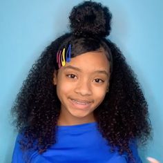 Half Up Natural Hair, Up Hairstyles Short Hair, Half Up Hairstyles Short Hair, Half Up Half Down Swoop, Quick Half Up Hairstyles, Maya Bailey, Down Curly Hairstyles, Half Up Hairstyles, Natural Hairstyle