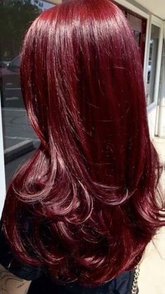 cherry coke hair Wine Hair Color, Wine Hair, Dyed Red Hair, Hair Streaks, Dyed Hair Inspiration