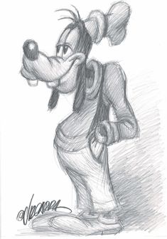 a drawing of an animal with a hat on it's head and the words, disney