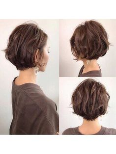 Messy Short Hairstyles, Hairstyles Japanese, Japanese Short Hair, Short Hairstyle Women, Bob Hairstyles For Thick, Messy Short Hair, Japanese Hairstyle, Short Wavy Hair, Hairstyle Women