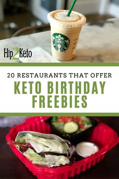 Even on a keto diet you can find amazing birthday freebies that are low in carbs and sugar! Check out these 20 restaurants who offer FREE keto freebies for your birthday. Gourmet Burger Bar, Keto Birthday, Free Birthday Food, Keto Diet Guide, Birthday Freebies, Birthday Drinks