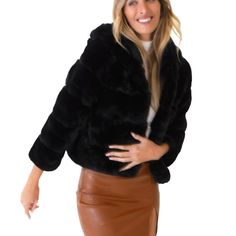 New! Color: Black Only Jr Size Large (Fits Like A Med/Large) Button Closure Faux Short Style #Vintage #Teddy Faux Fur Outerwear With Button Closure, Black Coat Outfit, Nyc Boutiques, Black Only, Coat Outfits, Fur Fashion, Long Sleeves Jacket, Fur Jacket, Jacket Coat