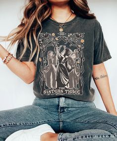 Hocus Pocus Vintage   Shirt, Sanderson Sisters Shirt Witch Sisters, Comfort Colors Tshirt, Shania Twain, Color Ink, Comfort Colors Tee, Retro Halloween, Valentines Day Shirts, Disney Halloween, 5 Seconds Of Summer