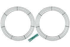 the wire is shown with two ends and one end that has an oval shape on it