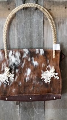 Cow Hide Projects, Leather And Cowhide Purses, Cow Hide Purses, Myra Bags Cowhide Fringe, Cowboy Crafts, Cowhide Fringe Crossbody Bag