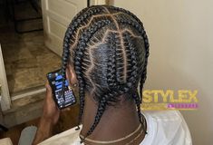 Braided Letters In Hair, Men Braided Hairstyles, Mens Twists Hairstyles, Boy Braids, Braids Men