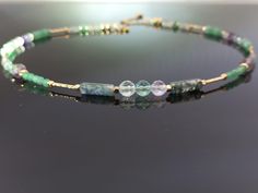 For this multicolor necklace, I used high quality different-shaped Fluorite, Green Aventurine, Moss Agate beads and tiny hematite spacer beads (please see photos with the measurements). IMPORTANT: This listing is for 1 item (one necklace). Please select the length from the drop down menu: 1) 38.5 cm / 15.2" + 5cm extender chain  2) 42.5 cm / 16.7" + 5 cm extender chain   NOTE: Colors may look little different depending on your monitor settings. The colors of the beads are green, light green, lig Adjustable Multicolor Jade Necklaces, Multicolor Jade Necklaces With Natural Stones, Multicolor Aventurine Gemstone Bead Jewelry, Multicolor Aventurine Gemstone Beaded Jewelry, Multicolor Gemstone Fluorite Jewelry, Multicolor Fluorite Gemstone Jewelry, Multicolor Necklace, Trendy Necklace, Trendy Necklaces