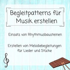 an advertisement for a musical instrument with music notes on the bottom and in the middle