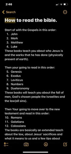 the bible app showing how to read the bible and what to do it in order