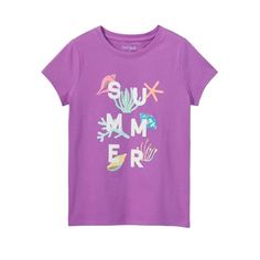 Description: Get Ready For Summer With The Girls' Summer Short Sleeve Graphic T-Shirt From Cat Jack In A Vibrant Purple Shade. This T-Shirt Features A Playful Graphic That Celebrates The Sunny Season. Crafted With Care, It Offers Comfort And Style For Warm-Weather Adventures. Features: * Design: Girls' Summer Short Sleeve Graphic T-Shirt. * Color: Purple. * Size: L (Large). * Summer Graphic: Celebrates The Sunny Season With A Playful Design. * Versatile Style: Perfect For Casual And Fun Summer L Playful Purple Summer T-shirt, Vibrant Purple, Girls Tees, Cat & Jack, Summer Shorts, Short Girls, Toddler Girls, Summer Girls, Summer Wardrobe