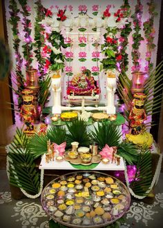 Laddu Gopal Birthday Decoration, Chappan Bhog Decoration, Krishna Ashtami Decoration, Krishna Janmashtami Decoration Ideas, Ladu Gopal Jhula Decoration, Janmashtami Decoration Ideas Home, Krishna Janmashtami Decoration, Krishna Ashtami, Puja Decoration