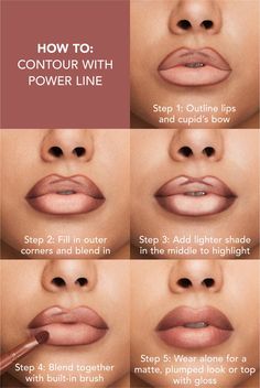 Buxom Dolly's Glam Getaway Power Line™ Plumping Lip Liner | Nordstrom Teknik Makeup, Festival Make Up, How To Contour, Makeup Tip, Flot Makeup, Beginners Eye Makeup, Makeup For Black Skin, Lip Makeup Tutorial