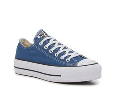 Converse Chuck Taylor All Star Platform Sneaker - Women's Vintage Blue Sneakers For Spring, All Star Platform, All Star Sneakers, Bridal Wedding Shoes, Trending Sneakers, Star Sneakers, Platform Sneaker, Mens Essentials, Converse Chuck Taylor All Star