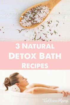 5 Natural Detox Bath Recipes for Relaxation & Stress Relief | Wellness Mama Natural Body Detox, Body Detox Cleanse, Full Body Detox, Detox Diet Plan, Wellness Mama