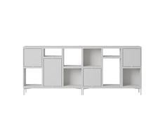 Stacked Storage System - Office Storage by Muuto - Configuration 3 / Grey Productive Office, Copenhagen Furniture, Outdoor Side Tables, Lighting Gifts, Hallway Storage, Stationery Storage, Coat Stands, Childrens Furniture, Office Storage