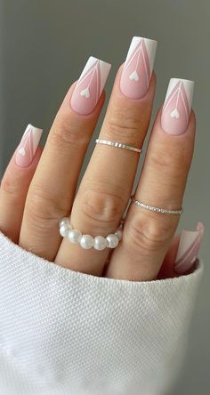 @amanda.sudolll French Tip Nails Designs Classy, Ballerina Nails Designs, Finger Tattoo For Women, Latest Nail Designs, Pastel Nails Designs, Gel Toe Nails, Spring Acrylic Nails, Classy Nail Designs, Nude Nail Designs