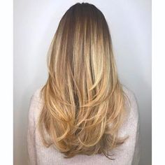 Going Grey With Blonde Hair, Long Wash And Go Haircut, Long Layers Fine Hair, Blonde Long Hair With Layers, Layered Brunette Hair, Long Blended Layers Face Framing, Long Haircut, Haircut Inspo, Chop Chop