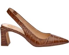 Vince Camuto Hamden | Zappos.com Formal Brown Almond Toe Slingback Pumps, Calf Leather Heels With 4-inch Almond Toe, Leather Slingback Pumps With 4-inch Heel And Almond Toe, Brown Almond Toe Slip-on Heels, Leather Almond Toe Pump With 4-inch Heel, Vince Camuto, Sling Backs, Product Reviews, Heels