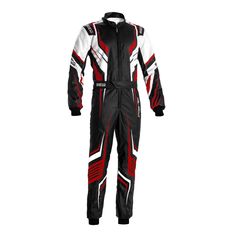 Specs & Features Lightweight suit material Specially designed air intakes to cool the driver Cordura back panels for protection Hidden Zipper and Pockets Perforated stretch panel on lower back CIK/FIA N2013.1 Approved Size Chart: The Prime K is a premium karting suit designed for safety and comfort. It features unique printed design with hidden zipper and pockets. The Prime K has specially designed air intakes on the inner arms, inner thighs and lower legs that help cool the driver while dri Gokart Outfit, Racing Suit Women, Racing Suit Design, F1 Suit, Racing Clothes, Motorcycle Race Suit, Suit Clothing