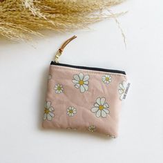 "Stash your odds and ends with this adorable square mini zipped pouch! As beautiful as it is functional, these bags are perfect for travel or everyday use! A mini first aid kit, a manicure set, jewelry holder or small makeup bag - it can be used for any organizational purpose!  Buy it for yourself or as a thoughtful gift to a friend or a family member! Makes a great gift paired with a gift card holder.  Specs: Approx 5\"x4\" Metall ykk zipper  Zipper is accented with a leather pull tag Lined wit Pink Square Pouch For Daily Use, Pink Portable Pouch For Everyday Use, Pink Portable Wallet As Gift, Pink Square Cosmetic Bag For Travel, Pink Square Travel Cosmetic Bag, Pink Wallet As A Gift, Small Cute Bags For Gifts, Cute Small Bags For Gifts, Cute Rectangular Cosmetic Bag For Daily Use