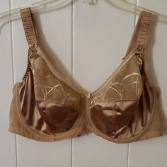 Elomi - Cate Side Support Underwire Bra In Hazel, Size 38dd New Without Tags Fitted Underwire Beige Bra, Elegant Lined Underwire Bra, Fitted Full Coverage Brown Bra, Fitted Brown Full Coverage Bra, Beige Full Cup Bra Partially Lined, Beige Full Coverage Bra Partially Lined, Beige Full Coverage Partially Lined Bra, Elegant Brown Underwire Bra, Fitted Partially Lined Beige Bra