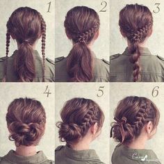 17 Lazy Hair Ideas for Girls Lazy Hairstyles, Hair Hoco, Peinados Fáciles Para Cabello Corto, Work Hairstyles, Braided Hairstyles Updo, Penteado Cabelo Curto, Hoco Hair, Braided Updo, Perfect Shoes