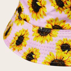 Do you love SUNFLOWERS? Then this reversible bucket hat is just for you! This style of hat is also known as a fisherman hat, fishing hat, sun hat, and basin hat. Call it what you like, it’ll keep the sun off your face in style! Size: One size fits most Color: Pink, yellow, brown, black Materials: Polyester *Actual color may appear differently on various computer/phone screens Cheap Yellow Women's Bucket Hat, Cheap Yellow Summer Hats, Cheap Playful Summer Bucket Hat, Cheap Yellow Bucket Hat For Spring, Cheap Yellow Bucket Sun Hat, Cheap Multicolor Spring Bucket Hat, Reversible Bucket Hat, Phone Screens, Fishing Hat