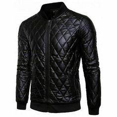 Premium Quality Men Genuine Lambskin Leather Diamond Cut Quilted Ribbed Moto Black Coat Jacket, Mens Coats Jackets Vests Lambskin Leather Blazer, Black Leather Jacket Men, Slim Fit Coat, Best Leather, Lambskin Leather Jacket, Black Motorcycle, Real Leather Jacket, Dress Handmade, Leather Jacket Black