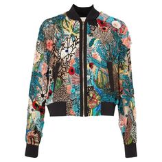 NWT Elie Saab 3D Floral Embellishment Bomber Jacket Designer size 50 - We recommend purchasing one size larger than your normal size - this design has a small fit. Please check measurements. Elie Saab's Bomber Jacket is a core layering piece in the designer's new venture into opulent outerwear. I's beautifully decorated with an array of glass bead and sequin 3D floral embellishments, and is punctuated with a black ribbed collar, cuffs and hemline for a sporty slant. Multi-color, Glass bead & seq Floral Embellishment, Best Black Friday, Sequin Jacket, Flight Jacket, Elegantes Outfit, Bomber Jackets, Sports Jacket, Elie Saab, Sequin