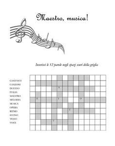 a sheet with musical notes on it and the words music written in spanish, which are also