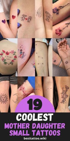 the top 10 coolest mother and daughter small tattoo designs for girls on their stomachs