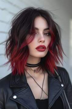 Medium Textured Hair, Vibrant Hair, Dyed Hair Inspiration, Hair Shades, Hair Inspiration Color, Hair Inspo Color, Hair Color Trends, Aesthetic Hair, العناية بالشعر