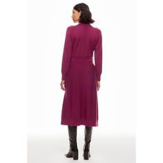 Knit (40% Polyester, 20% Acrylic, 20% Nylon, 20% Wool). Casual Dresses. Turtleneck. Long Sleeve. Pull On. Shoulder to Hemline Length: 44". Length: 27". Imported. Sweater Dress Midi, Derek Lam, Rent The Runway, Casual Dresses, Sweater Dress, Turtle Neck, Wool, Long Sleeve, Knitting