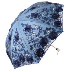 PRICES MAY VARY. SPF: UPF 50+; Can be used in rain and sunny day Open Diameter: 33.86inches; Folded Length: 13.39inches Handmade applique, embroidery and flowers design Double layer sun protection embroidery lace parasol decorative umbrellas for wedding Great for wedding, bridal shower decor, bridesmaid gifts, photography, parties, theatrical performances, decoration or other special occasions 8 ribs made from strong fiber for extra support, each rib consists of 3-section aluminium for flexibili Bridal Umbrella, Parasol Wedding, Lace Umbrella, Lace Parasol, Automatic Umbrella, Best Sunscreens, Rain Umbrella, Umbrellas Parasols, Wedding Lace