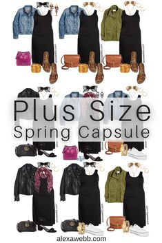 Plus Size Spring Casual Capsule Wardrobe – Part 3 - Alexa Webb Essentials Capsule Wardrobe, Plus Size Capsule Wardrobe, Casual Capsule Wardrobe, Alexa Webb, Capsule Wardrobe Casual, Spring Summer Capsule Wardrobe, Irish Style, Plus Size Looks, Spring Essentials