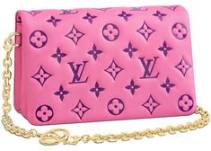 Buy and sell authentic handbags on StockX including the Louis Vuitton Pochette Coussin Pink/Purple and thousands of other handbags with resale price data. Pink Louis Vuitton Bag, Outfit Soiree, Pink Louis Vuitton, Fancy Purses, Pretty Purses, Pochette Louis Vuitton, Louis Vuitton Felicie, Dream Bags, Rose Purple