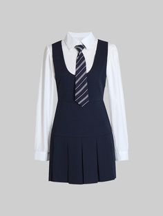 pick a mood – Page 2 – sampeal Shirt Dress White, Ravenclaw House, Dark Academy, School Uniform Outfits, School Uniform Fashion, Uniform Dress, School Dresses, Uniform Fashion, White Shirt Dress