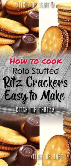 how to cook rolo stuffed ritz crackers easy to make