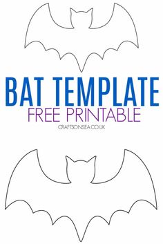 a bat template for the free printable