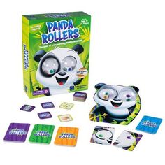 the board game panda rollers is in its box