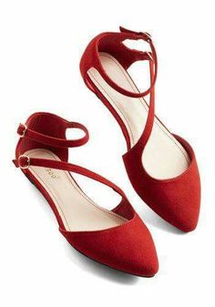 Vintage Flats, Red Flats, Cute Flats, Prom Shoes, Your Shoes