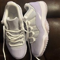 Own The Streets With These Women's Air Jordan 11 Retro Low 'Pure Violet' Sneakers In Size 8. Crafted For Both Style And Performance, These Iconic Kicks Boast A Sleek Design With Vibrant Violet Accents. Make A Statement With Every Step In These Coveted Classics. Jordan Shoes With Air Cushioning For Light Sports, Low-top Jordan Shoes With Air Cushioning And White Sole, White Sole Low-top Jordan Shoes With Air Cushioning, Lace-up Jordan Shoes With Air Cushioning, Jordan 11 Violet, Jordans 11 Low, Jordan 11 Low Outfit Women, Jordan 11 Low Outfit, Dr Wardrobe